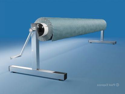 A premium stainless steel pool cover roller, representing the full category.